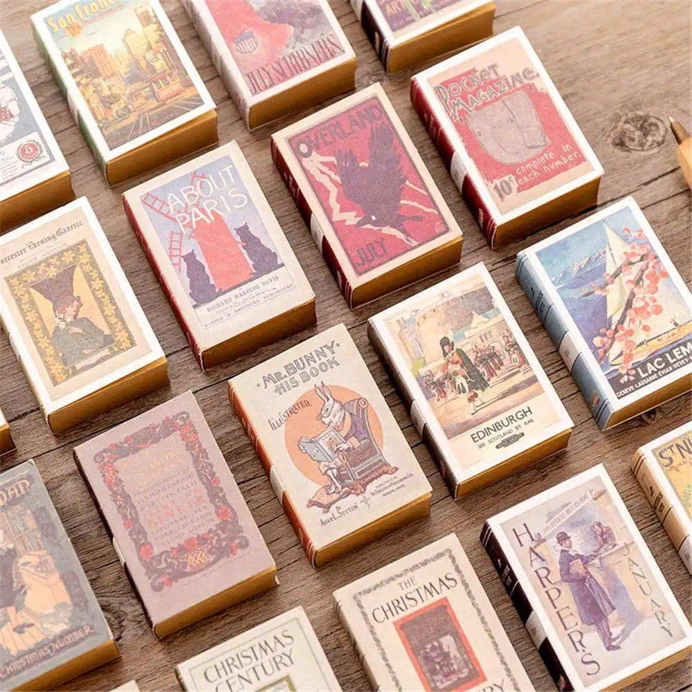 122 листов оригинальный мини блокнот для записей в стиле ретро милые Канцтовары
