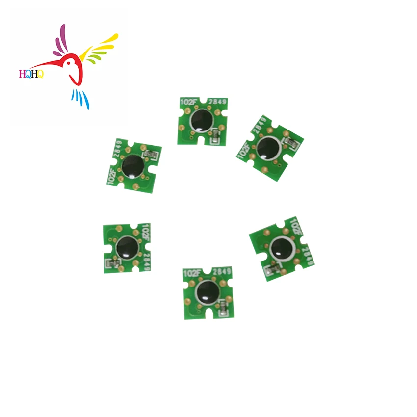6 шт./компл. один раз чип для Epson Surecolor SC F2000 F2100 картридж T7251 t7254 t725A картриджа с