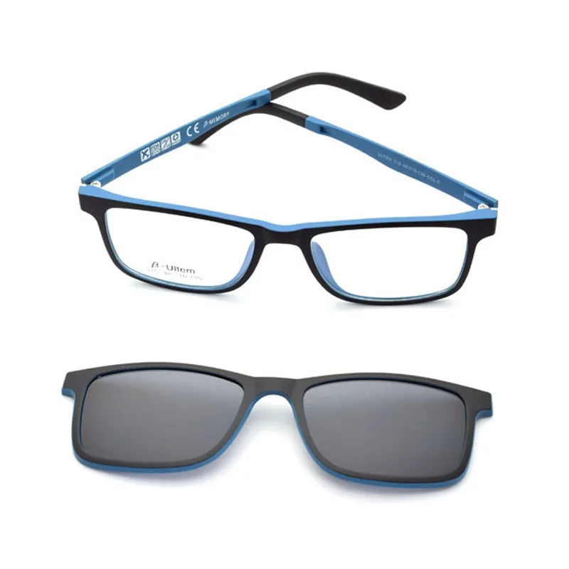 Ультралегкая Узкая оправа для лица детский магнитный зажим очки близорукости