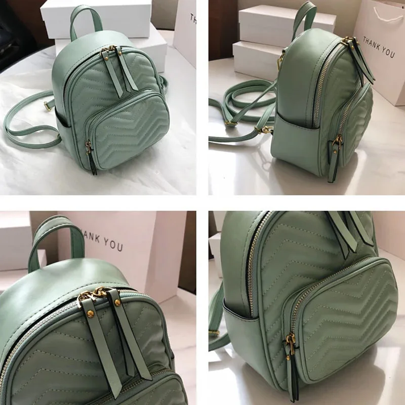 New European And American Classic Rhombus Small Backpack Casual Wild StorageBag Travel bag backpackStudent Handbag | Багаж и сумки