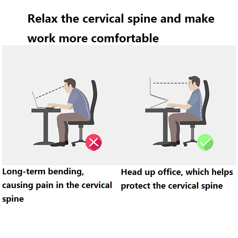 Кронштейн для ноутбука полка из алюминиевого сплава регулируемая по высоте