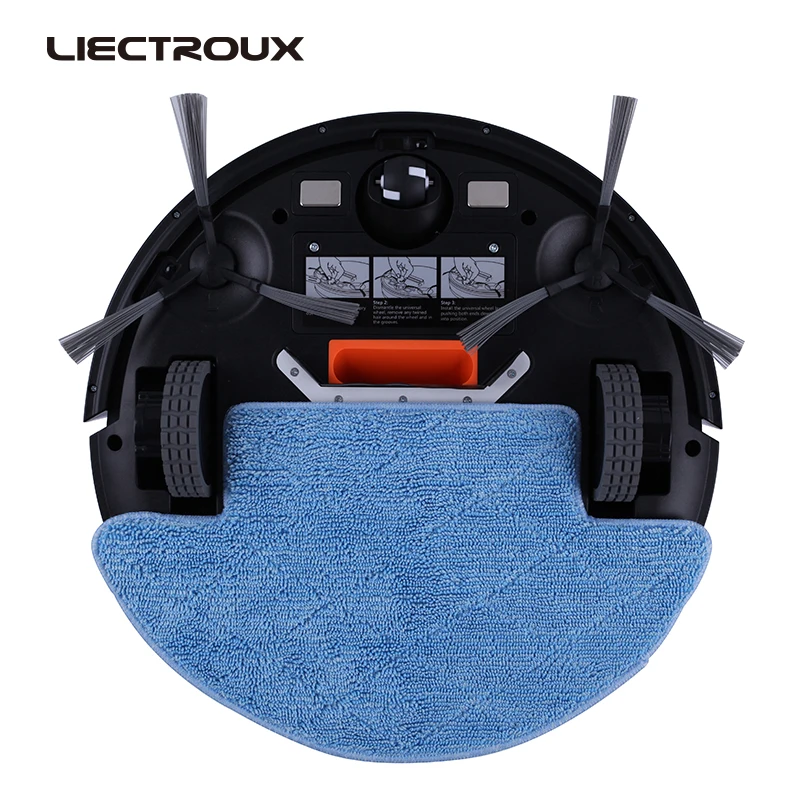 

Liectroux 11S Robot Vacuum Cleaner,WiFi App,Gyroscope & 2D Map Navigation,Electric Control Air Pump Water Tank,Wet Dry Cleaning