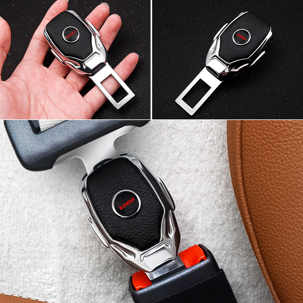

2PCS Car Safety Belt Extender Plug Buckle Clip Extension For Honda Dio Fit Accord Crosstour City Civic Del Sol CR-V