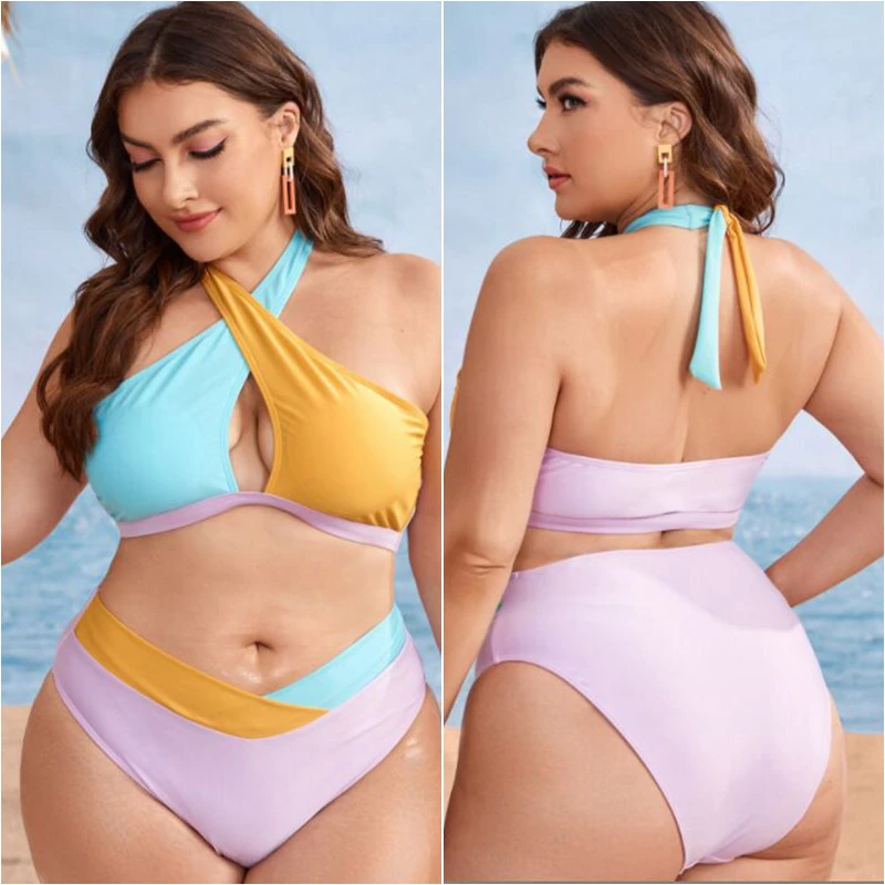 Новый купальник с перекрестным вырезом женская пляжная одежда вырезами женский