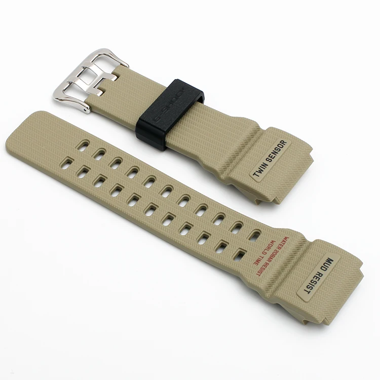 

Watches accessories GG - 1000-1 a5 dumb light khaki resin strap