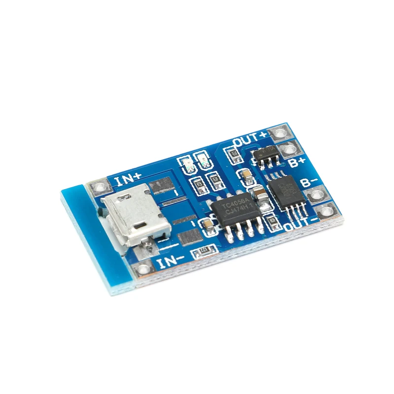 5 шт. Micro USB 5V 1A 18650 TP4056 литиевый модуль зарядного устройства аккумулятора зарядная плата с защитой двойные функции 1A li-ion