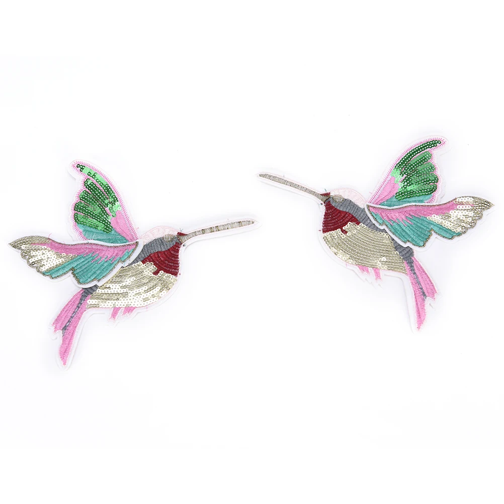 DIY Лоскутные Птицы вышитые патчи железа на шитье для одежды полосы аппликация Diy