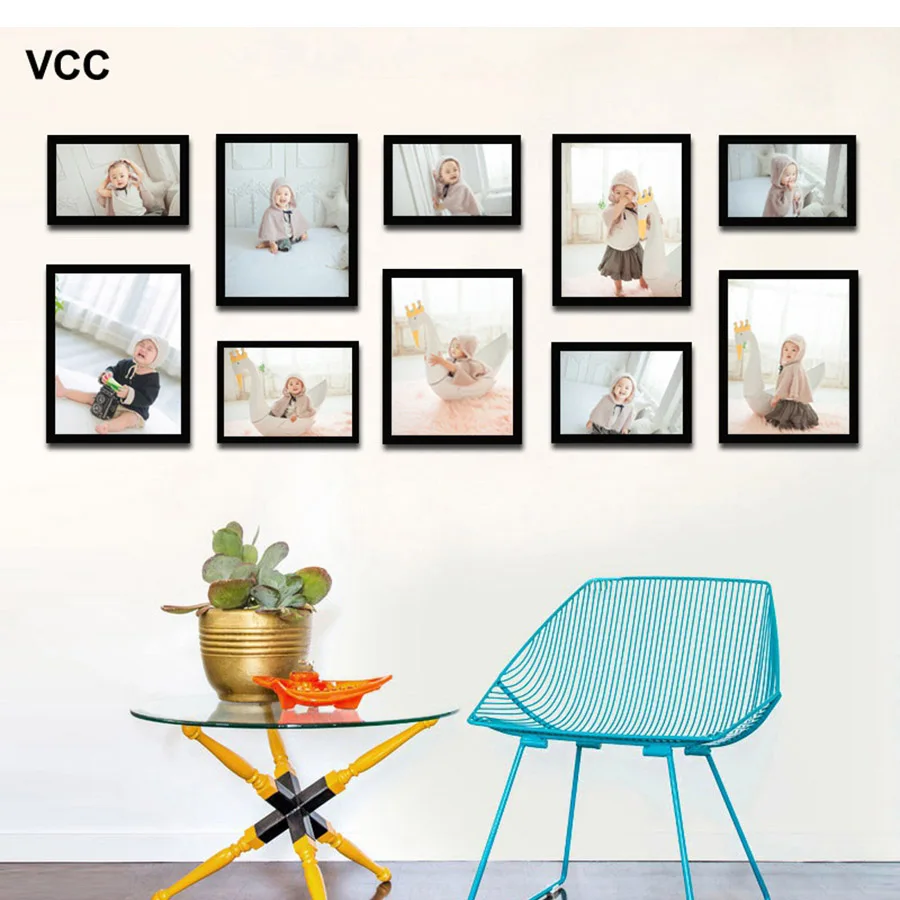 10 шт. классическая деревянная фоторамка на стену домашний декор для свадьбы