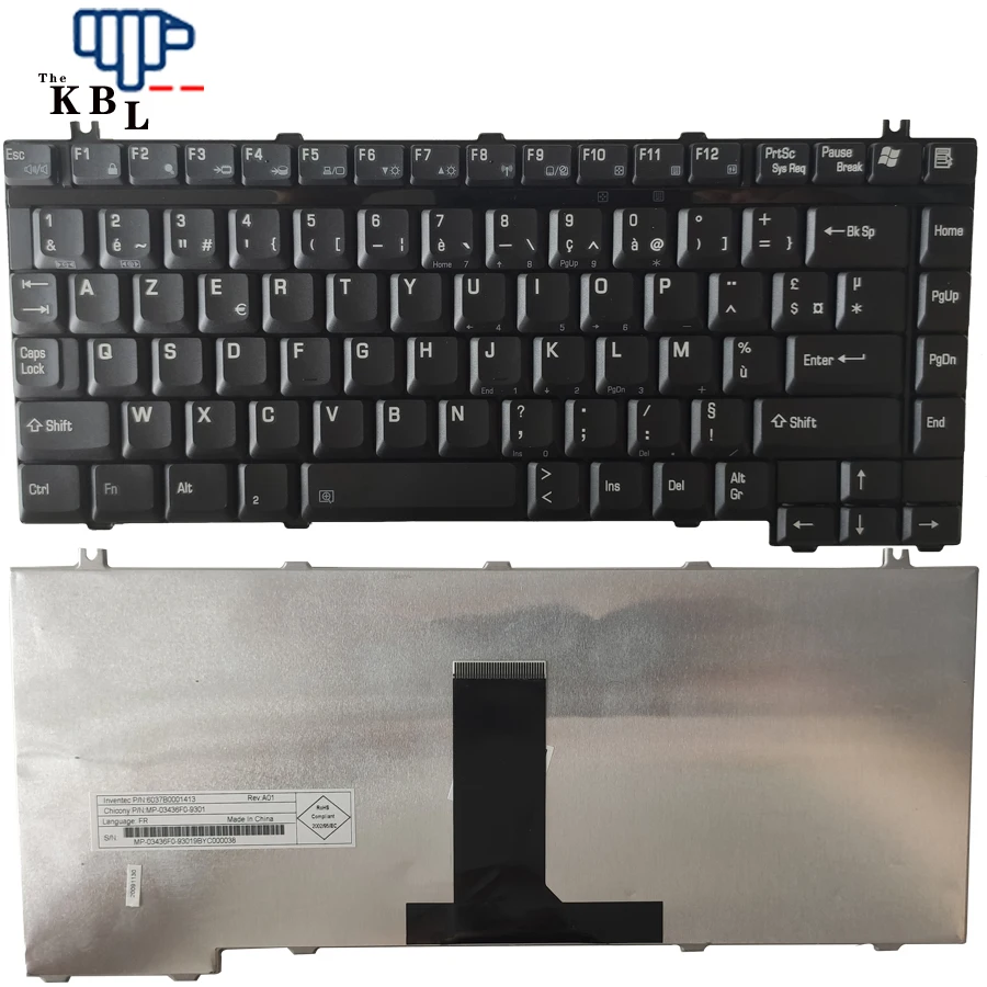 Оригинальная новая Французская клавиатура для ноутбука Toshiba A10 A15 A25 A35 A40 A45 A50 A60 A65