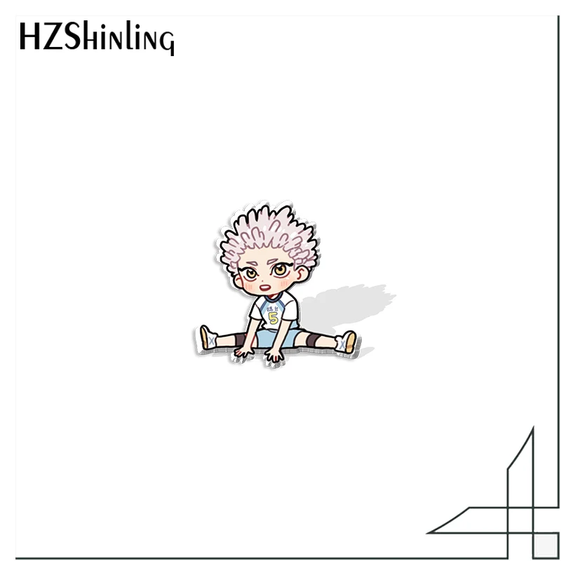 Новое поступление Haikyuu мультфильм Kozume Kenma узор аниме акриловые заколки для