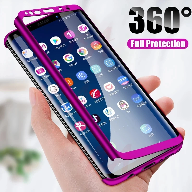 Чехол с полным покрытием 360 градусов для Samsung Galaxy A3 A5 A7 A8 J1 J2 J3 J5 J7 ACE Prime 2015 2016 2017 из
