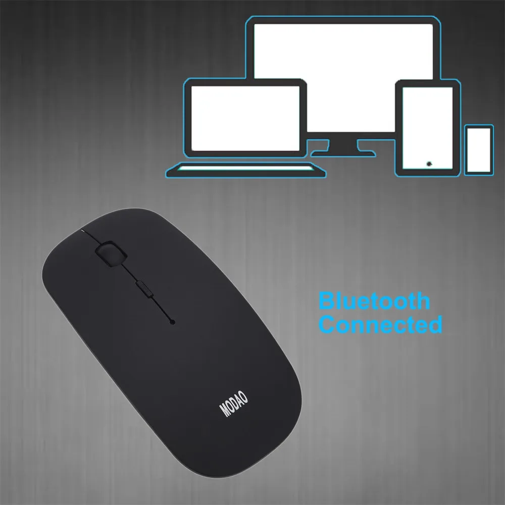 Ультратонкая перезаряжаемая беспроводная мышь OMESHIN Bluetooth 3 0 для ПК и ноутбуков