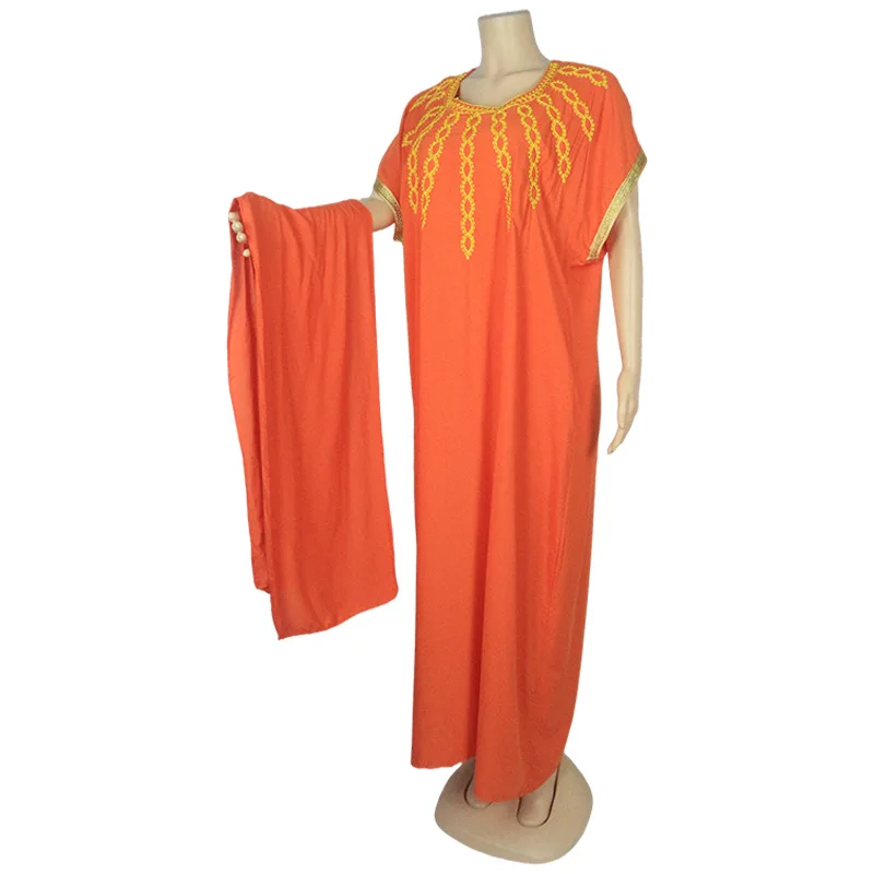 Женское платье с вышивкой в виде листьев лотоса, свободное дышащее платье с коротким рукавом из Юго-Восточной Азии, 2021