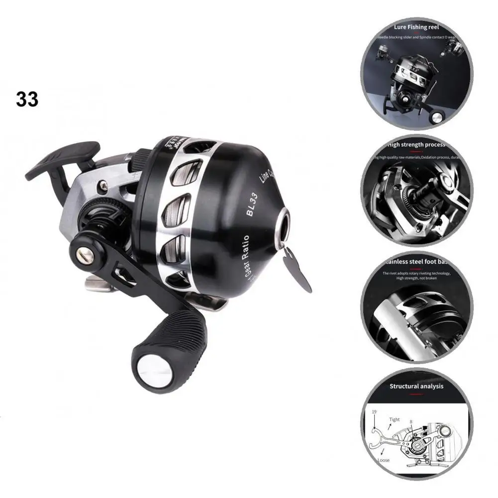 

Lure Fishing Reel Gapless Durable Solid High Hardness Lure Fishing Wheel