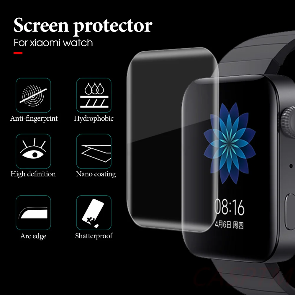 Ультратонкие ТПУ пленки для Xiao mi Watch Защитная прозрачная защитная пленка 2019