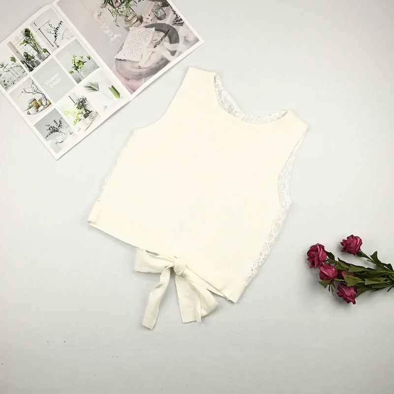 Новинка хит ретро подтяжки женский жилет вязаный кружевной ажурный с завязками