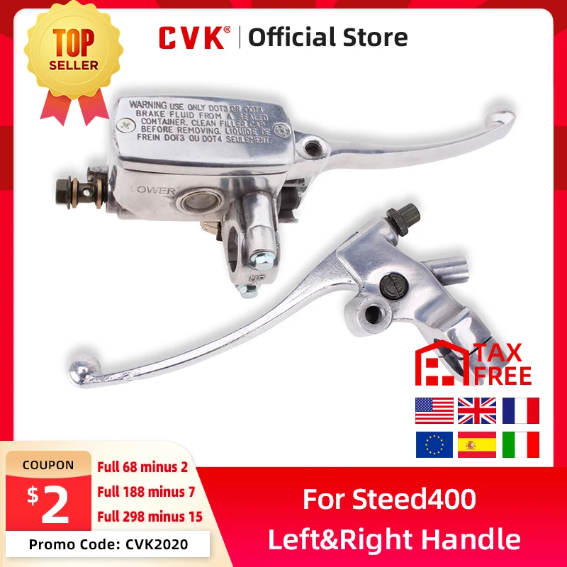 

CVK Front Brake Clutch Master Cylinder Hydraulic Pump Pedestal For HONDA Steed 400 600 Steed Magna250 shadow VT600 VT750