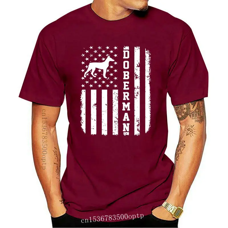 

Men's Doberman t shirt Designing 100% cotton Round Collar homme Interesting Funny Casual Summer Style Pictures shirt