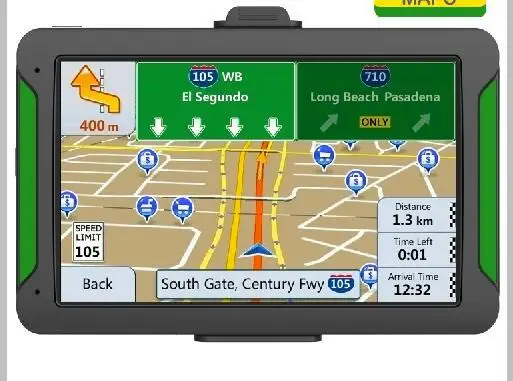 Универсальный Портативный Сенсорный экран HD 7 дюймов автомобиля gps навигации 800*480 навигатор HD gps автомобиль грузовик gps навигатор