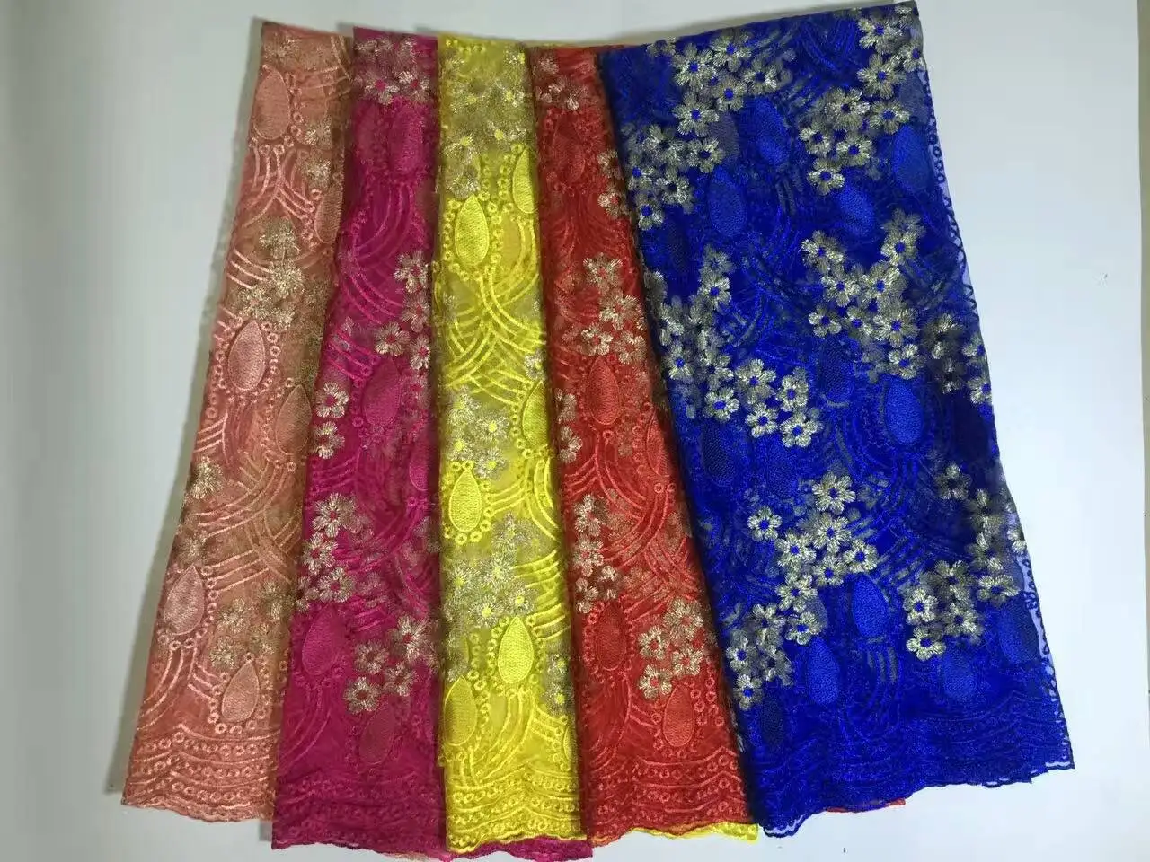 

African Lace Fabric 2017 High Quality Lace Embroidery Fabric High Quality Nigeria French Lace Fabrics D1076