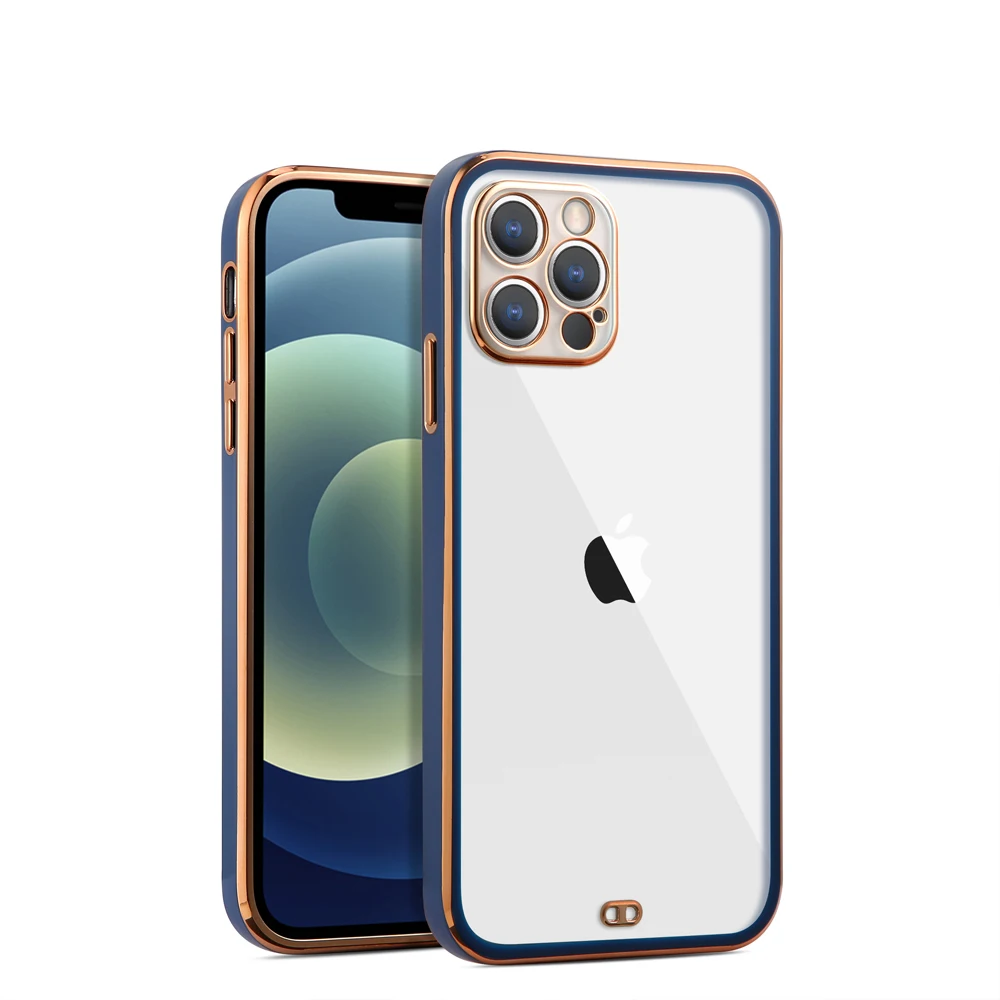 

electroplating Silicone Phone case For iphone12 mini 8 7 Plus colored mobile phone bag For iphone XR X XS MAX 11ProMax 11pro