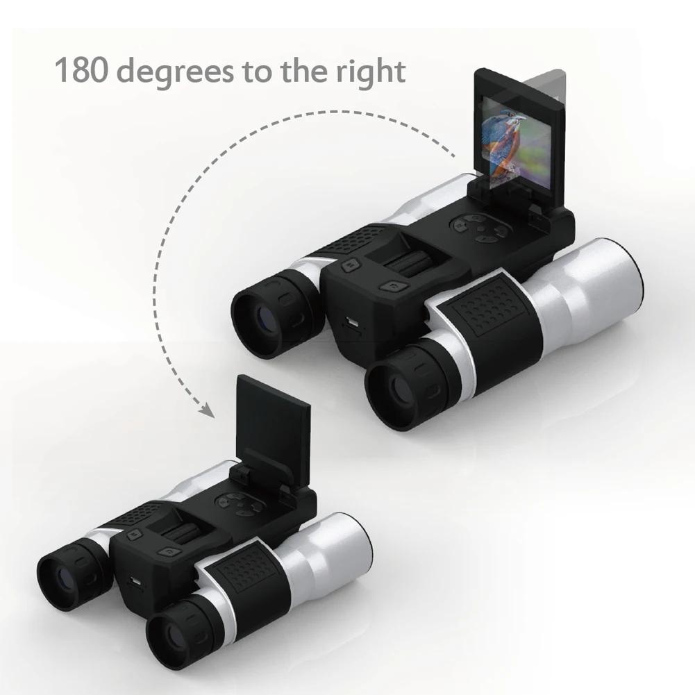 W32 Digital Telescopes Camera 2 in 1 270° Rotatable TFT Display 12x Optical Zoom 1080P Video Hunts Fishing Bird Watching |