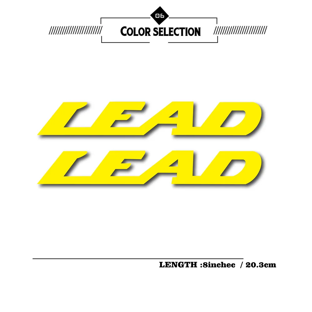 

3D motorcycle bicycle reflective waterproof sticker tank suitcase helmet logo for honda lead LEAD 100