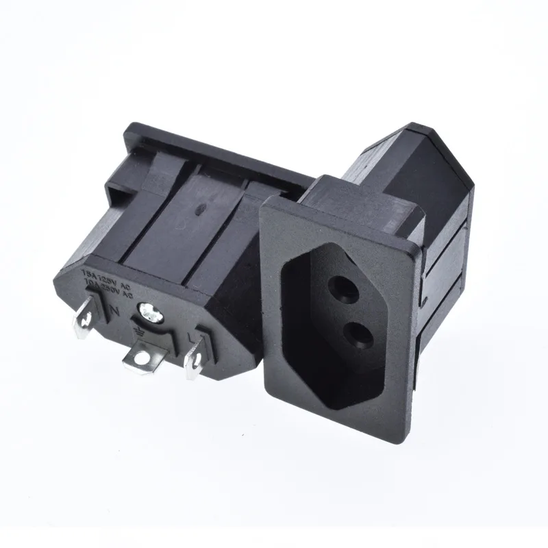 10 шт. бразильский стандарт розетка с 3 отверстиями гнездовая встроенная