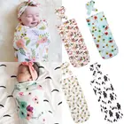 2 шт.компл.! Пеленка для новорожденных, муслиновая повязка на голову, пеленка для сна