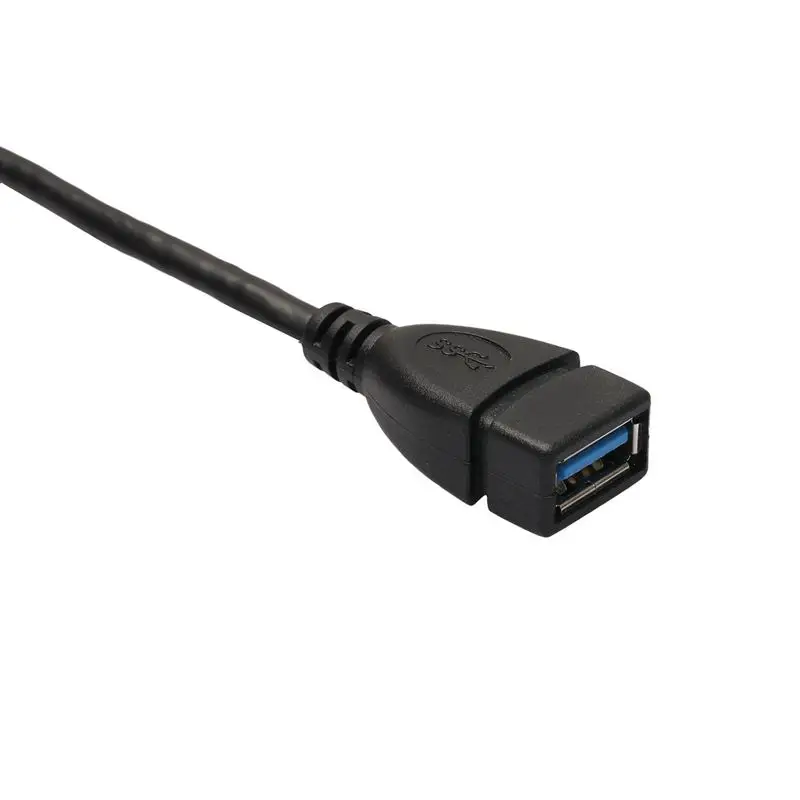 2 шт 6 дюймов SuperSpeed USB 3 0 угол от мужчины до женщины удлинитель упаковки каждый