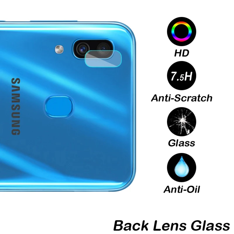 Защитное стекло 9D для Galaxy A90 A80 A60 A40 A10 Samsung A70 A50 A30 A20|Защитные стёкла и плёнки
