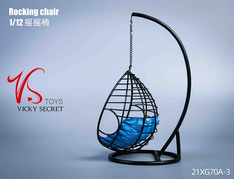 

1/12 Scale VSTOYS 21XG70A Metal Material Rocking Chair Model For Fans Collection