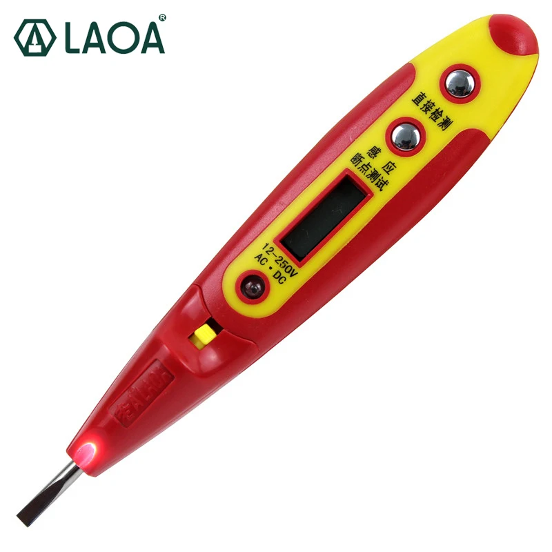LAOA multifunction Digital Display Electrical PenTester Electroprobe AC/DC LCD Voltage Tester Free Shipping | Инструменты