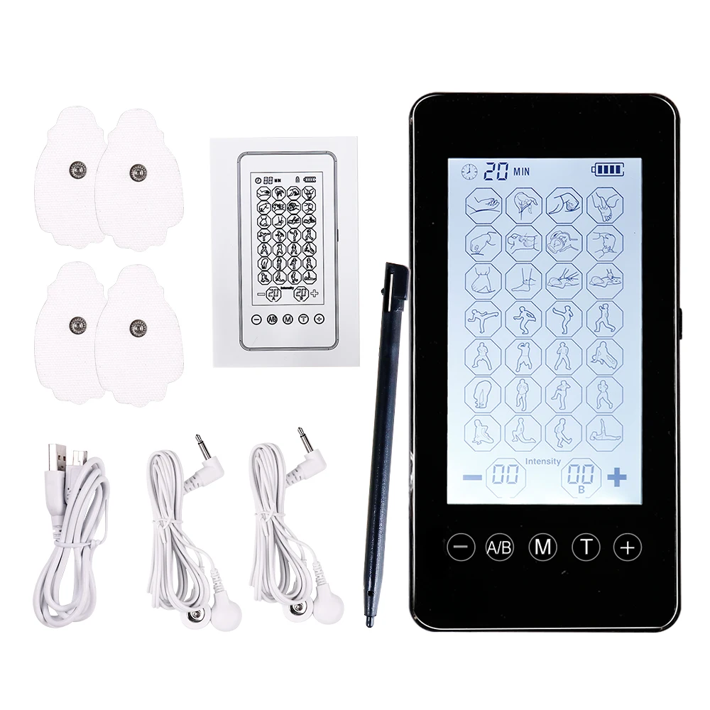 Массажер для тела 28 режимов перезаряжаемый сенсорный экран подсветка массаж