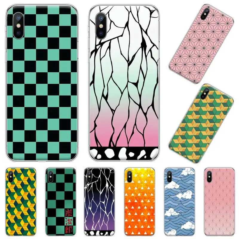 

Kimetsu no Yaiba clothing Phone Case Transparent soft For iphone 12 11 13 7 8 6 s plus x xs xr pro max mini