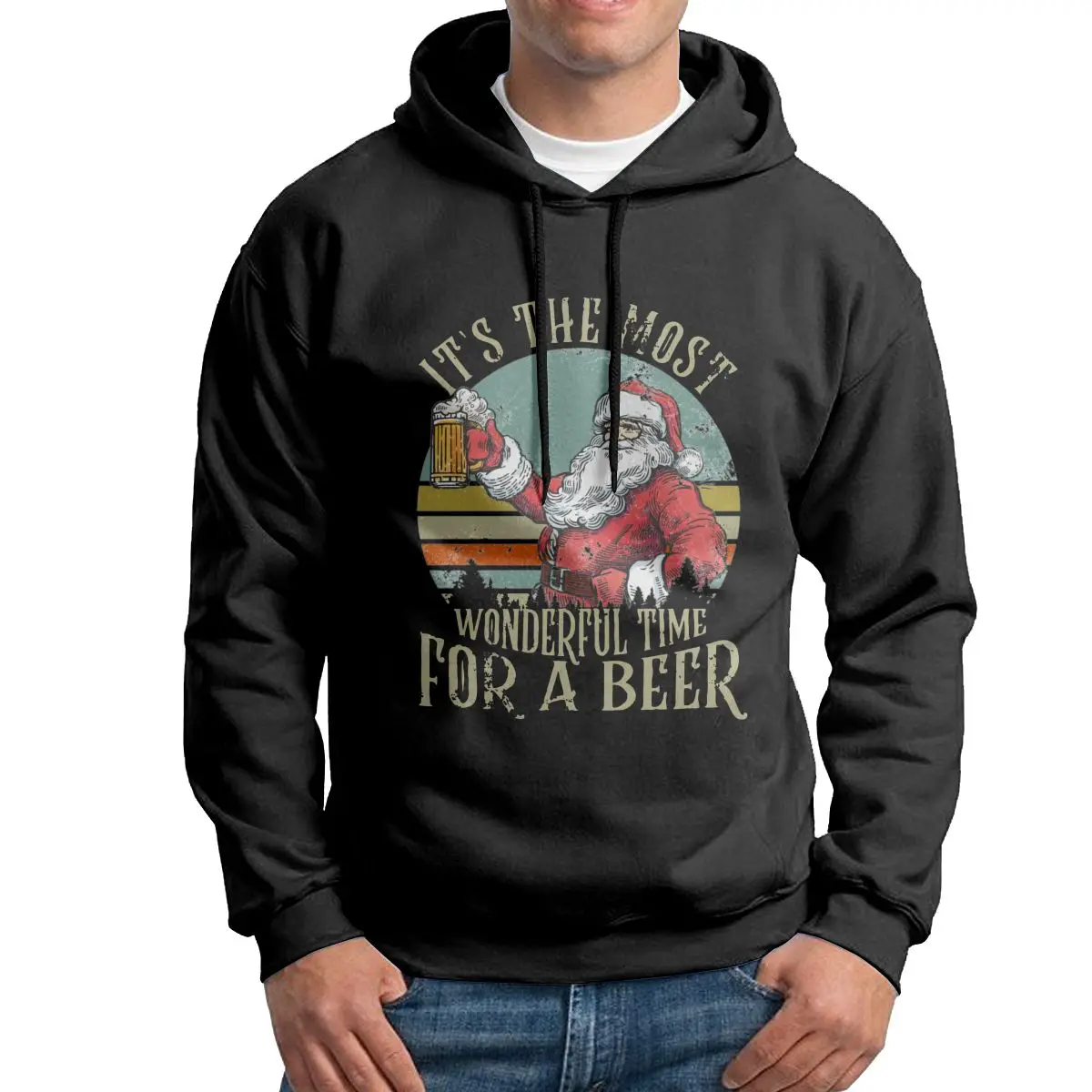 

Men's Sweatshirt It's The Most Wonderful Time For A Beer Beer Lovers Pure Cotton New Funny Hoodies Hoodie Shirt