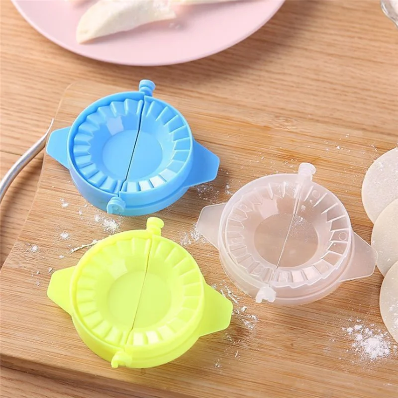 2021 Dumpling Artifact Portable Plastic Jiaozi Maker Device Easy DIY Dumpling Mold Kitchen Appliances Cookware