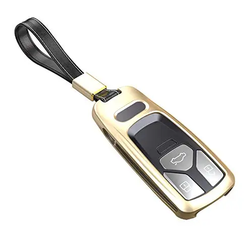 Aluminum Alloy Smart Remote Key Case Fob Cover Shell Keyless Entry Holder for Audi 2017-2019 A4L TTS Q7 New A5 Q5L S4 A4 | Автомобили и