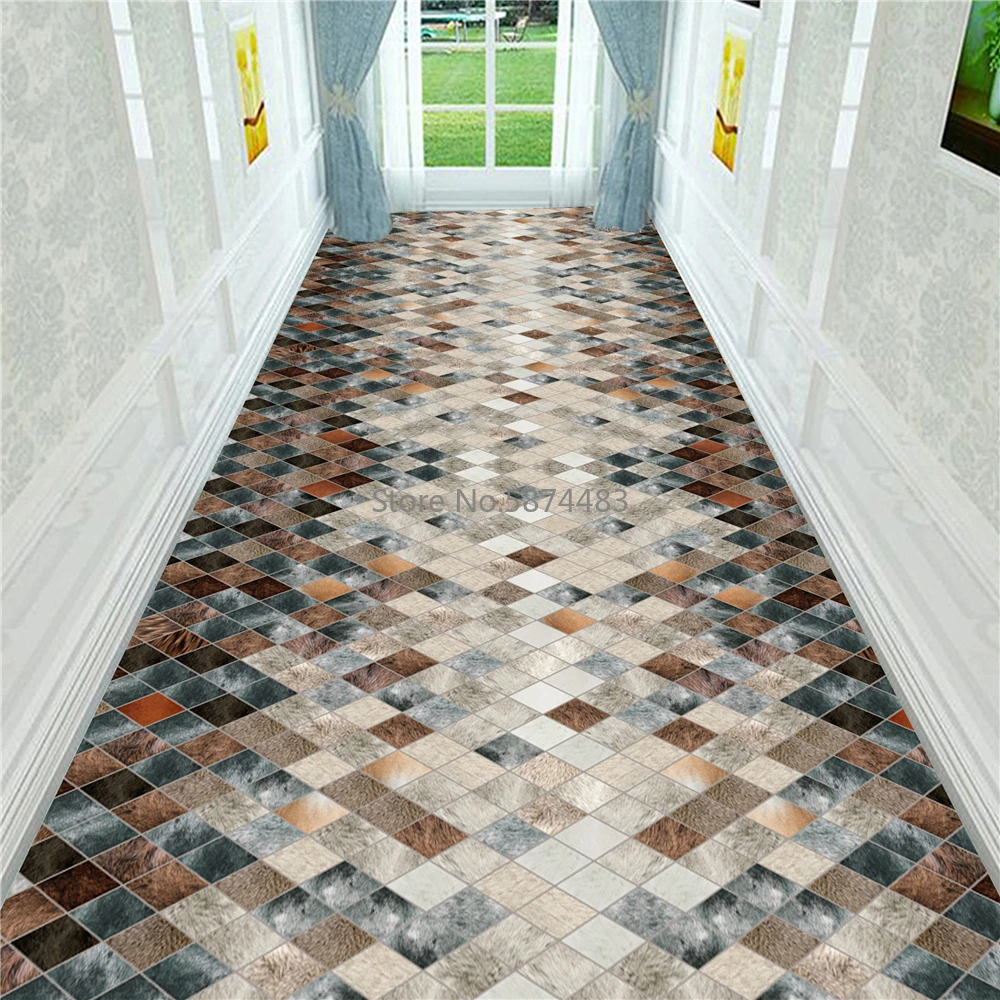 Современный простой коврик для входной двери скандинавский геометрический узор