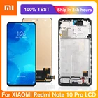 Экран 6,67 ''для Xiaomi Redmi Note 10 Pro M2101K6G, ЖК-дисплей, сенсорный экран, дигитайзер, запчасти для Redmi Note10 Pro (Global) LCD