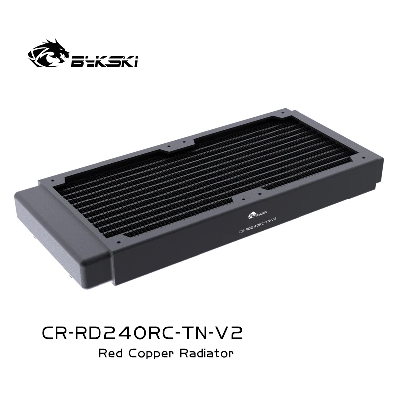 

Bykski PC Cooling G1/4 Copper 240mm Radiator Water Cooler Row For 120m 12cm Fan 30MM Thick CR-RD240RC-TN-V2