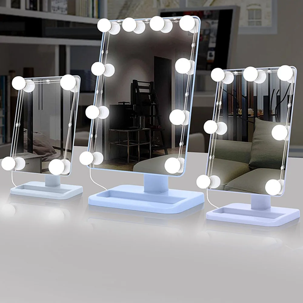 

LED Lighting Strings Kit UK Plug Charging Port Cosmetic Lighted Adjustable Brightness Lights Bulbs Holiday String Lighting Y40
