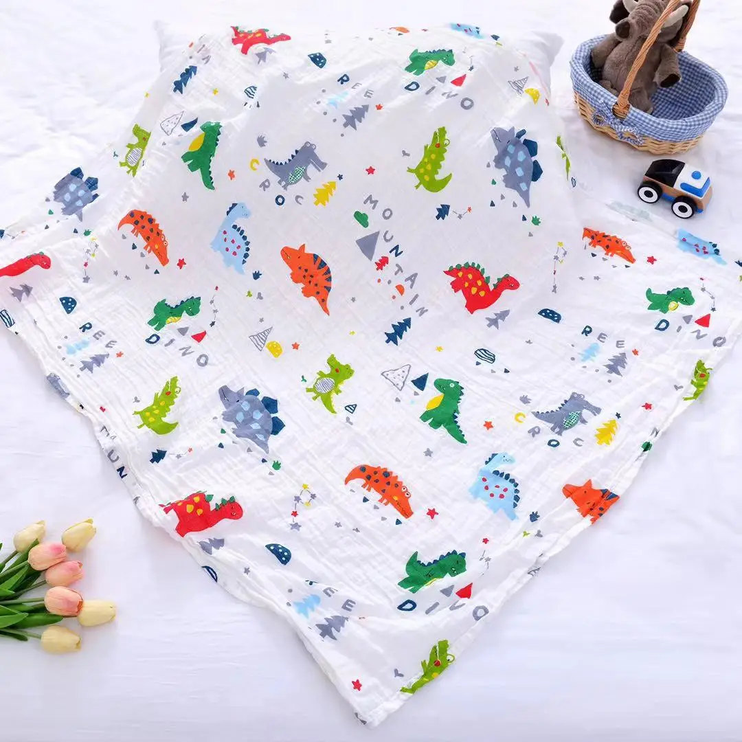 

120cm*110cm Swaddle Blanket Diaper Baby Blanket Gauze Muslin Blanket 120 Baby Blankets Newborn Blanket Swaddle Cotton
