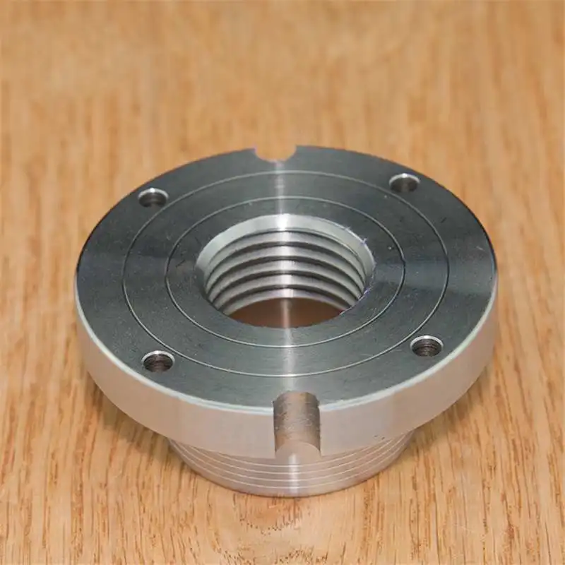 

Steel Lathe Faceplate For M33*3.5/1"8 TPI Spindle Thread With Screwchucks Woodworking Turning Tool Silver