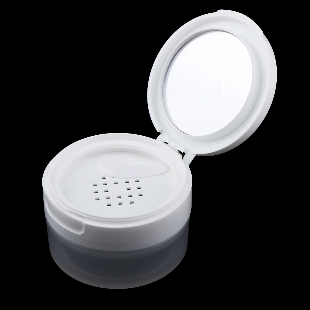 Портативный пустой порошковый чехол для лица косметическая банка макияжа