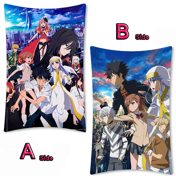 Anime A Certain Magical Index Kamijou Touma Dakimakura Hugging Body Pillow Case Otaku Cushion Cover 2WAY 35x55cm | Дом и сад