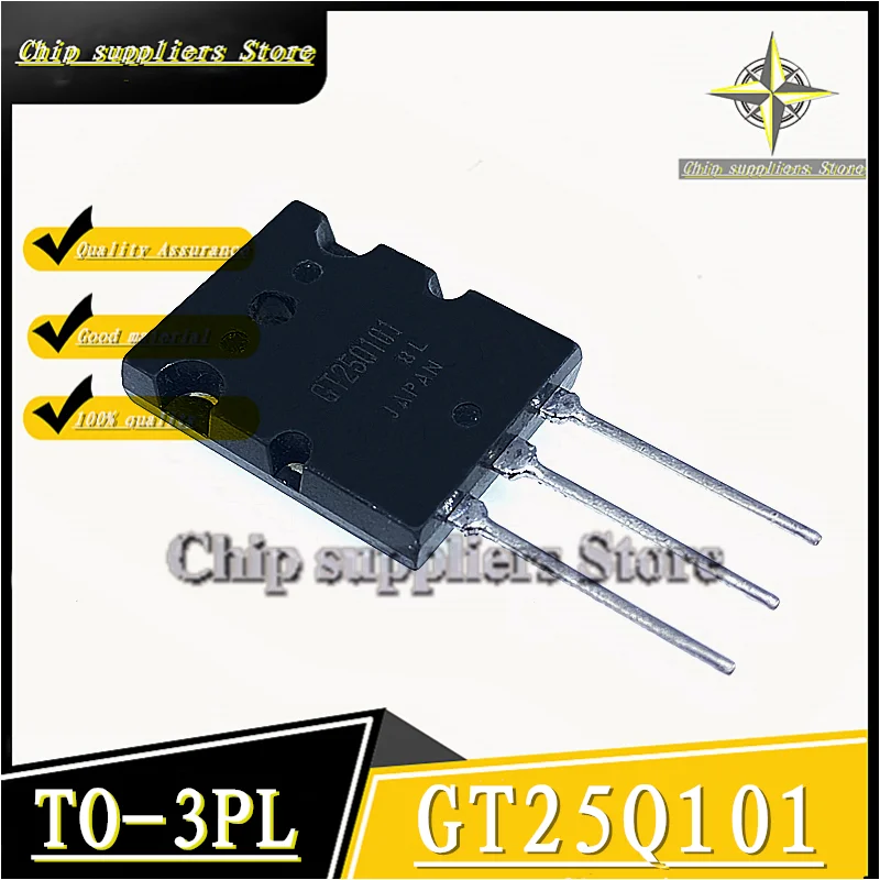 10PCS// GT25Q101 TO-3PL 25Q101 TO3PL Induction cooker tube 1200V 25A Nwe Fine materials 100%quality |