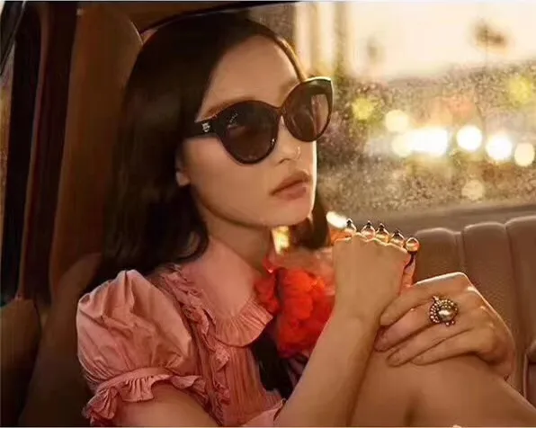 Brand design flower with glass pearl ring for women vintage style copper jewelry retro finger rings luxury brand fashion | Украшения и