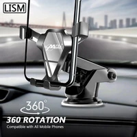 lism sucker car phone holder mobile phone holder stand in car no magnetic gps mount support for iphone 11 pro xiaomi samsung