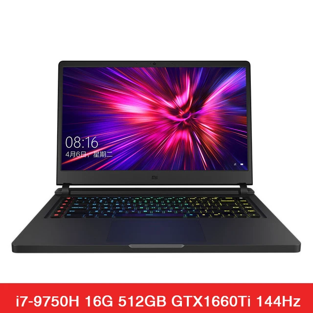 i7 16G GTX1660Ti Xiaomi Mi игровой ноутбук с диагональю 15,6 дюймов, обновленный i5 8G/i7 16G DDR4 144Hz GTX1660Ti/RTX2060 NVIDIA 6GB DDR6 e-спортивный компьютер - Цвет: i7 16G GTX1660Ti